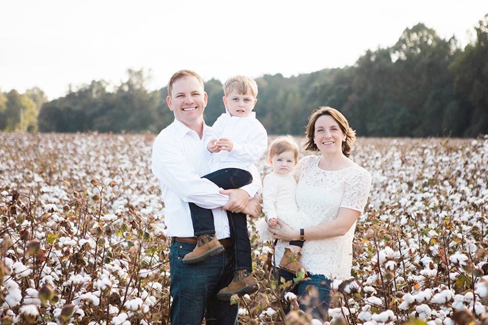 Jordan Bankhead and family
